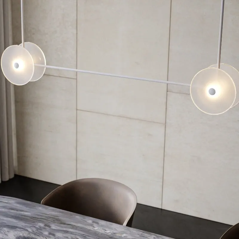 Coral Duo Linear Pendant
