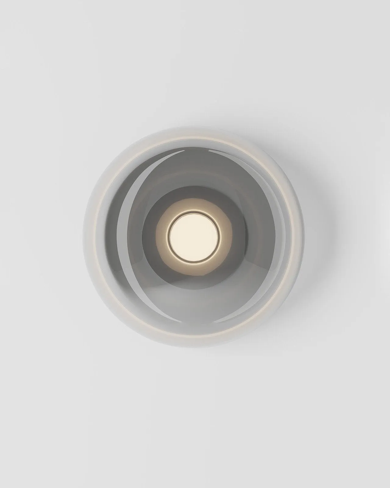 Curved Hand-Blown Bubble Wall/Ceiling Light | Dew Drops