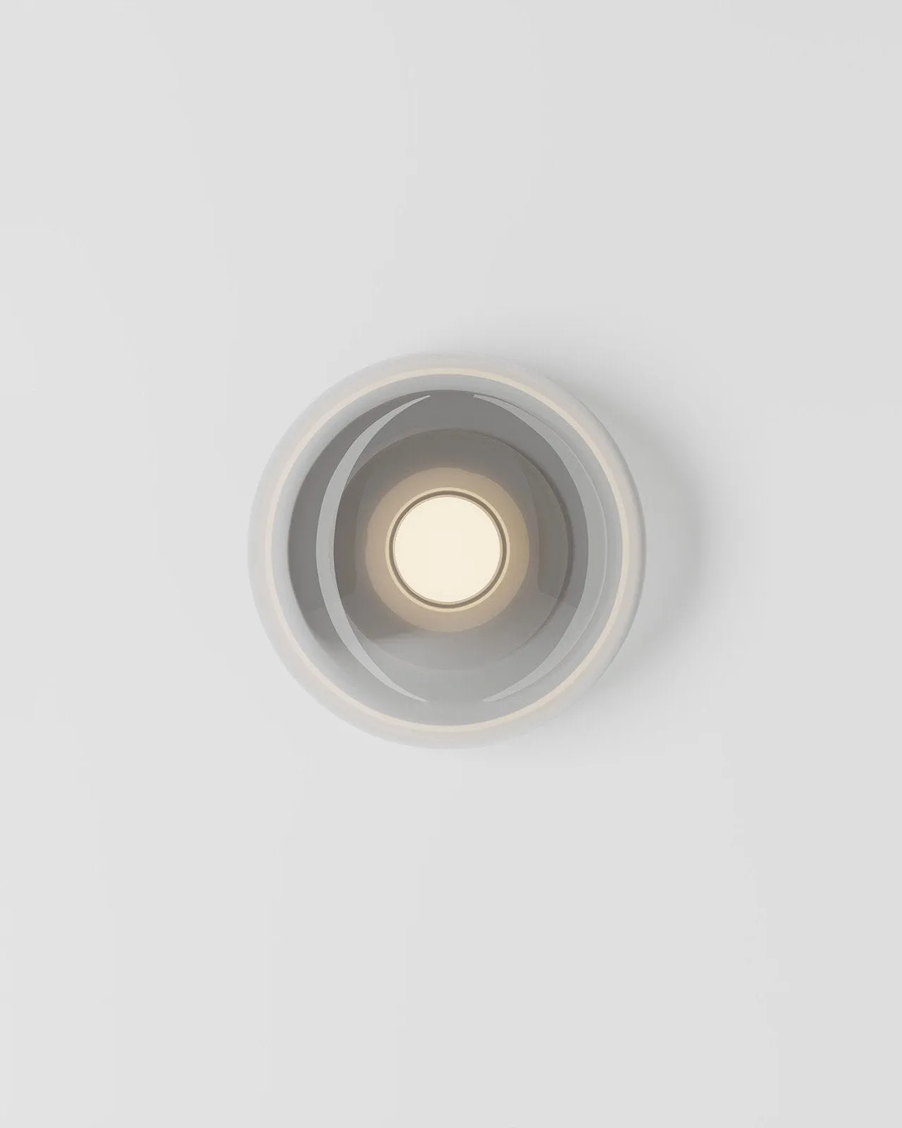 Curved Hand-Blown Bubble Wall/Ceiling Light | Dew Drops