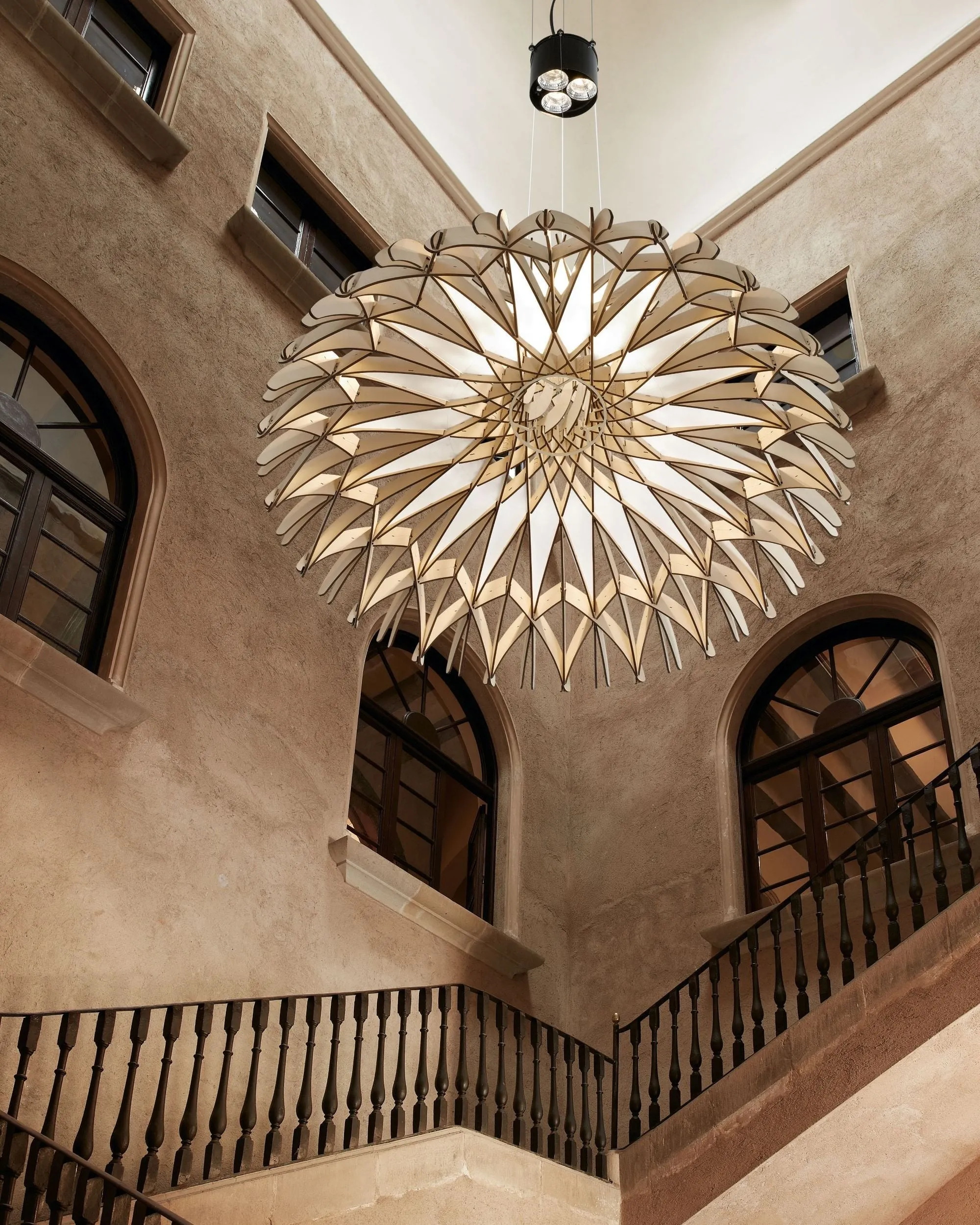 Designer Timber Dome Pendant Light