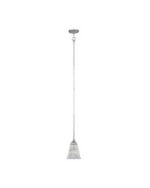 Designers Fountain Lighting 81930 MTP One Light Hanging Mini Pendant in Matte Pewter Finish