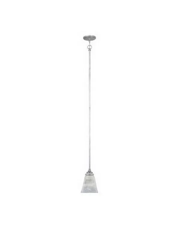 Designers Fountain Lighting 81930 MTP One Light Hanging Mini Pendant in Matte Pewter Finish