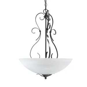 Designers Fountain Lighting 9162 ORB Chateau Collection Three Light Hanging Pendant Chandelier in Oil Rubbed Bronze Finish