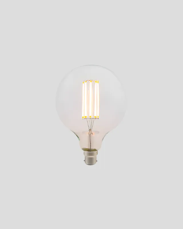 Dimmable B22 LED | G125 | 8W | 2200K