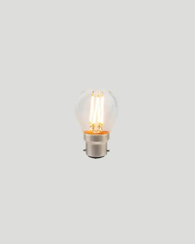 Dimmable B22 LED | G45 | 3W | 2200K