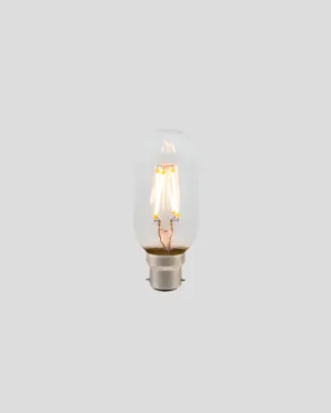Dimmable B22 LED Short Filament | T45 | 3W | 2200K