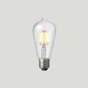 Dimmable E27 LED 12-24V DC | ST64 | 6W | 2700K | SALE