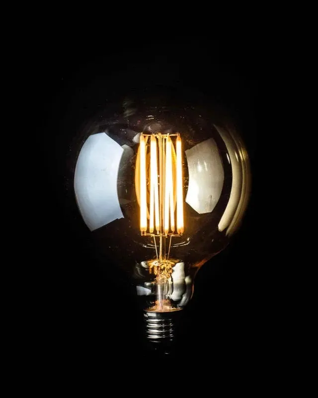 Dimmable E27 LED | G125 | 8W | 2200K