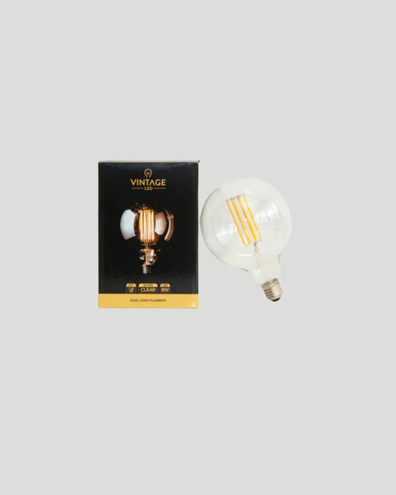 Dimmable E27 LED | G125 | 8W | 2200K