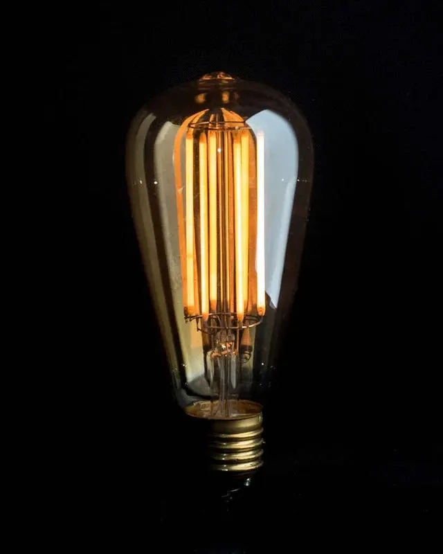 Dimmable E27 LED | ST64 | 6W | 2200K