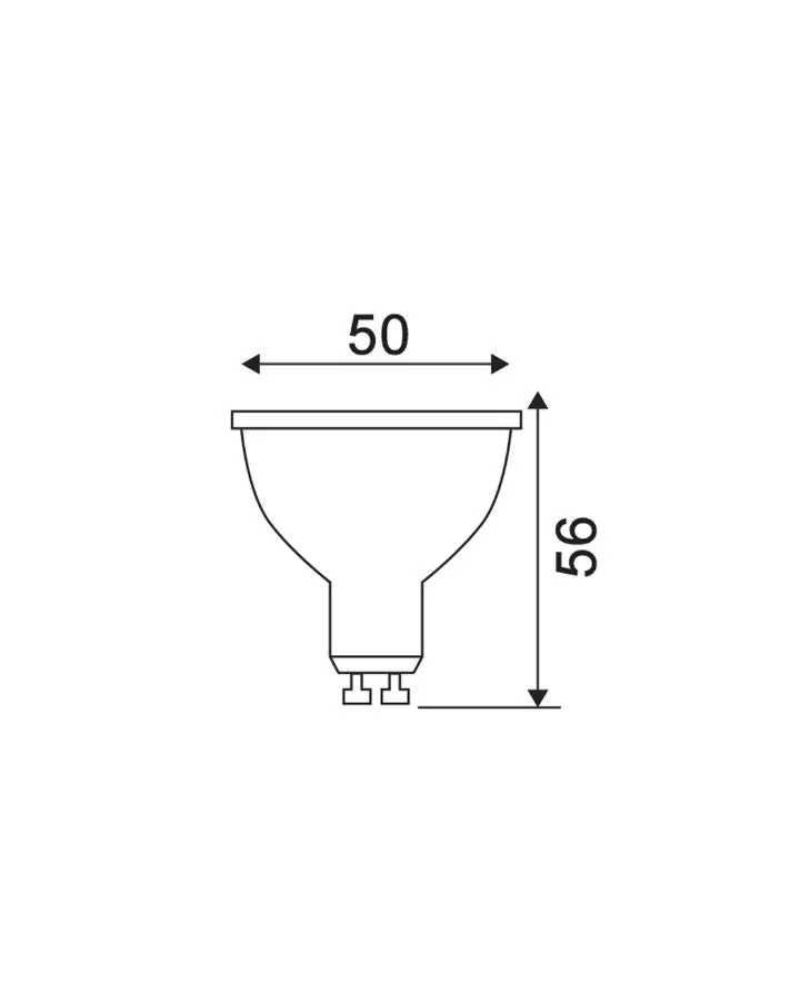 Dimmable GU10 LED | 5W | 3000K