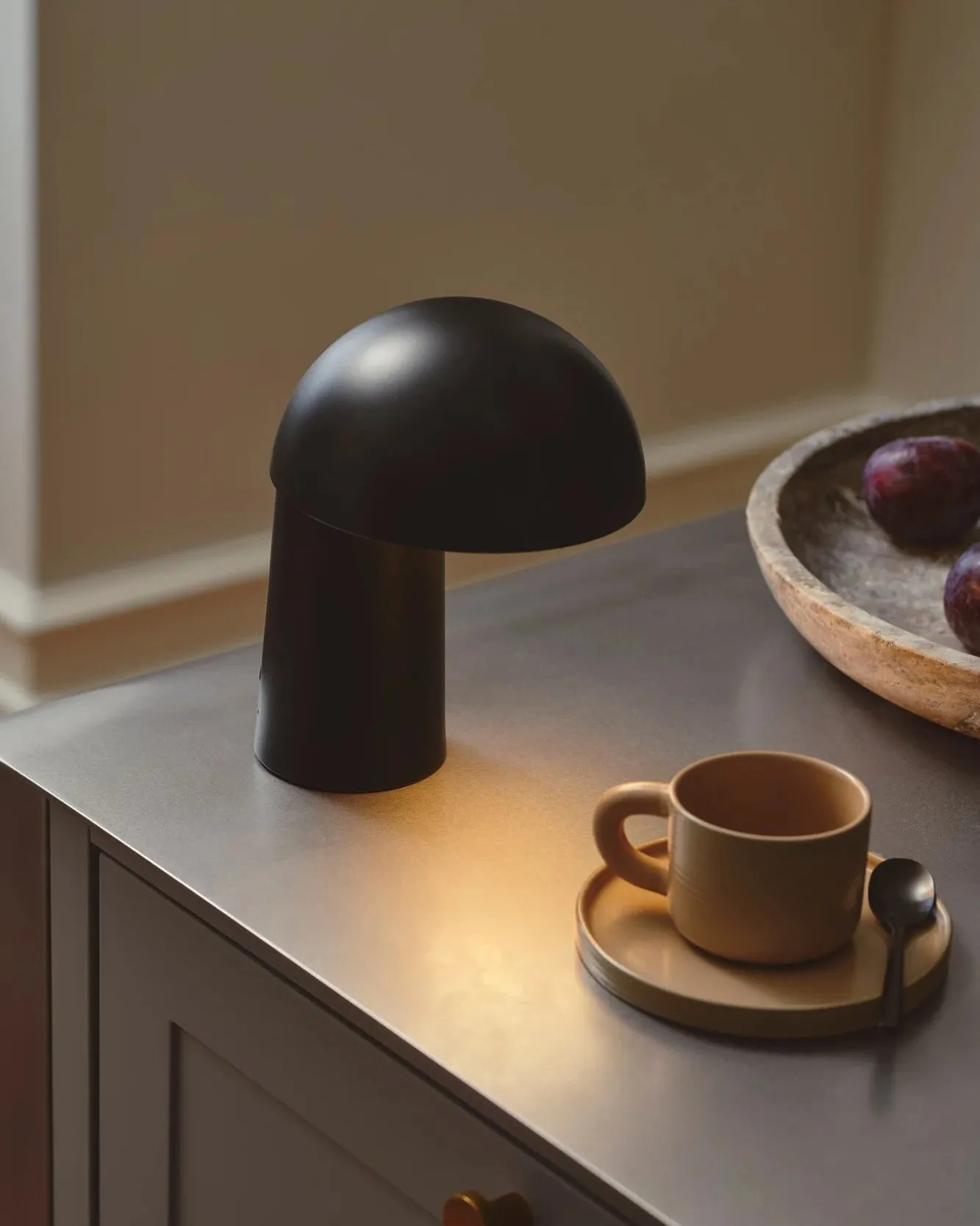 Dome Shade Portable Table Lamp