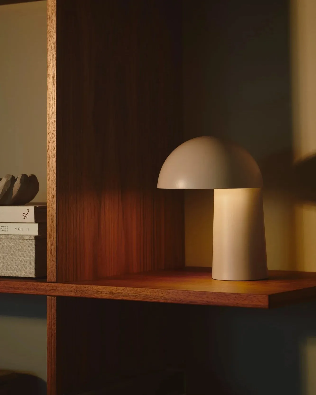 Dome Shade Portable Table Lamp