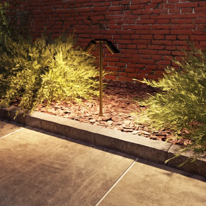 Double Adjustable Spike Light