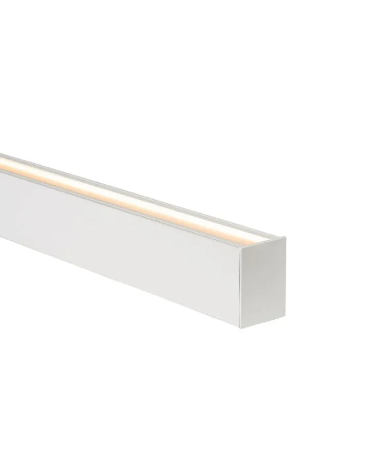 Dual Shine Linear Pendant White | Integrated Power Cord | Assorted sizes