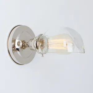Edison (Clear) | Flush Sconce