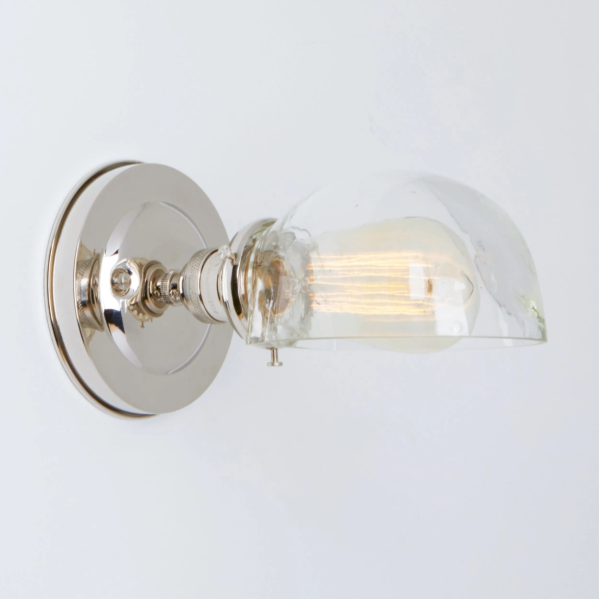 Edison (Clear) | Flush Sconce