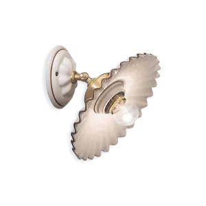 Elegant Glossy Ceramic Adjustable Wall Light