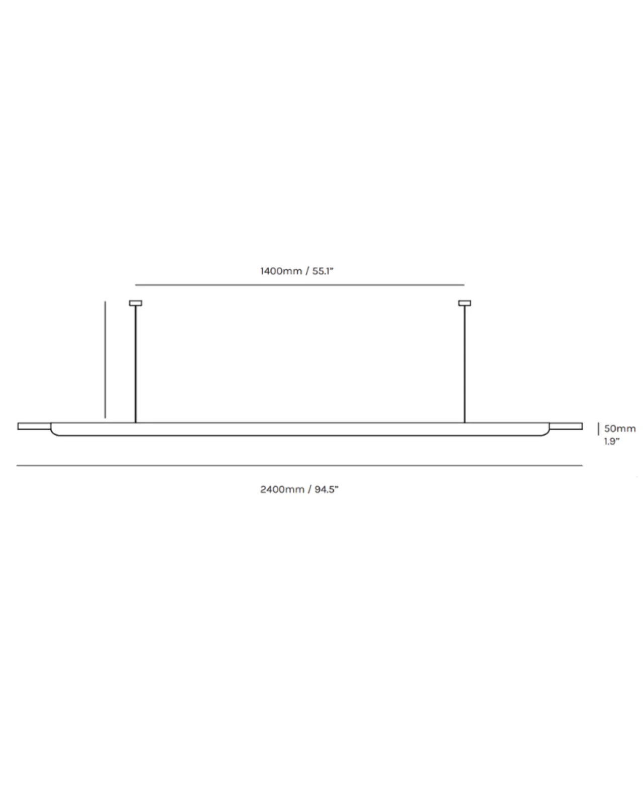 Formation Luxury Linear Pendant