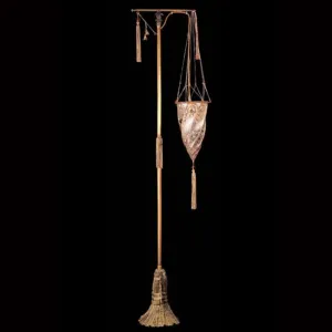Fortuny Style Floor Lamp In 7 Murano Glass Colours