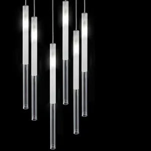 Frosted Candle Suspended Lamp