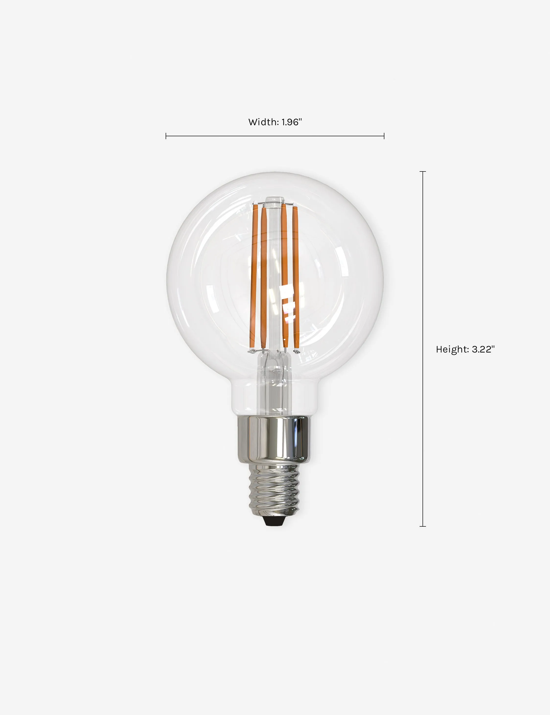 G16 LED Filament Bulb (Set of 4)
