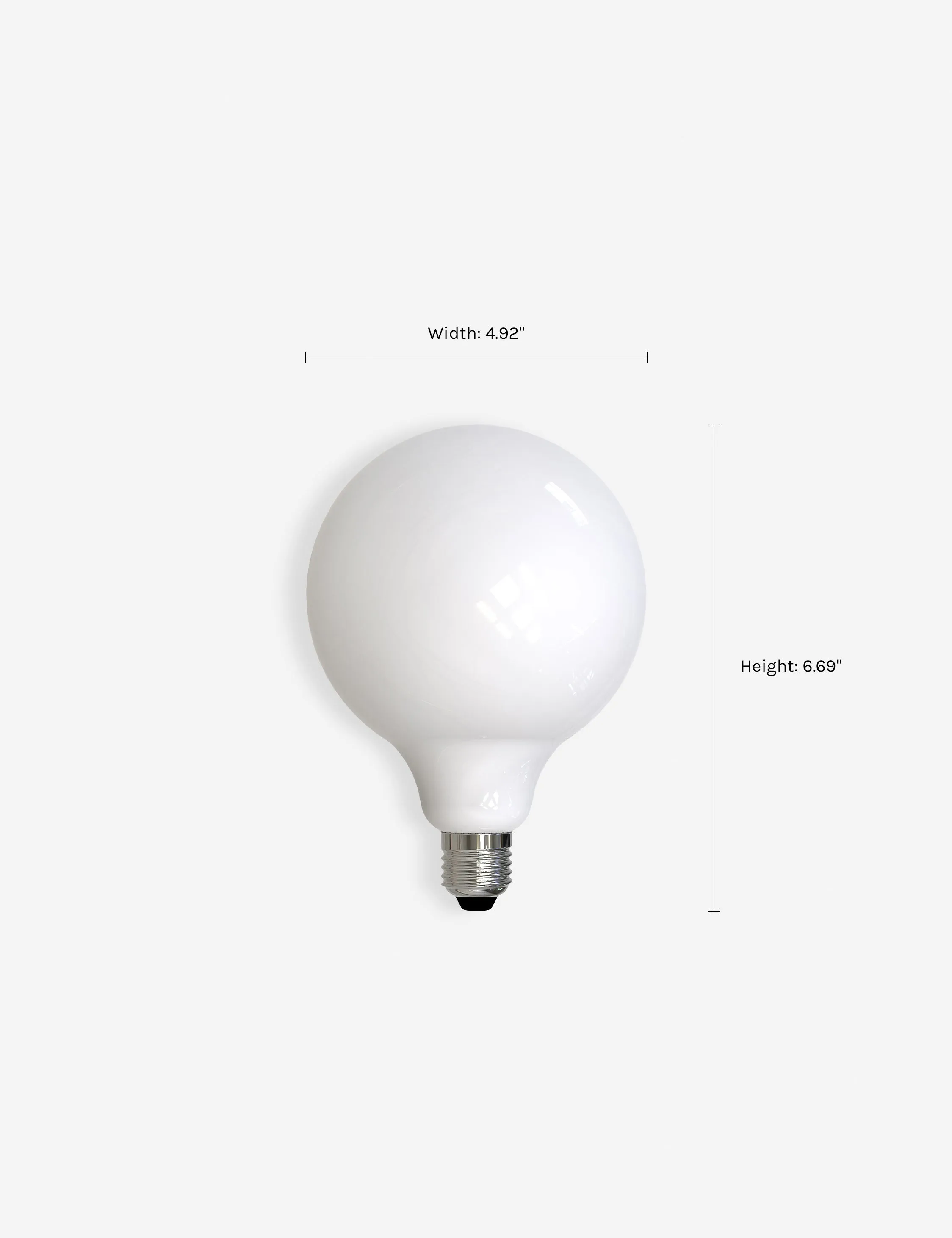 G40 LED Filament Bulb (Set of 2)