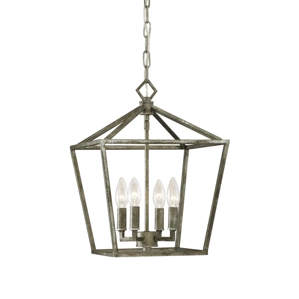 Geometric Cage Lantern OPEN BOX
