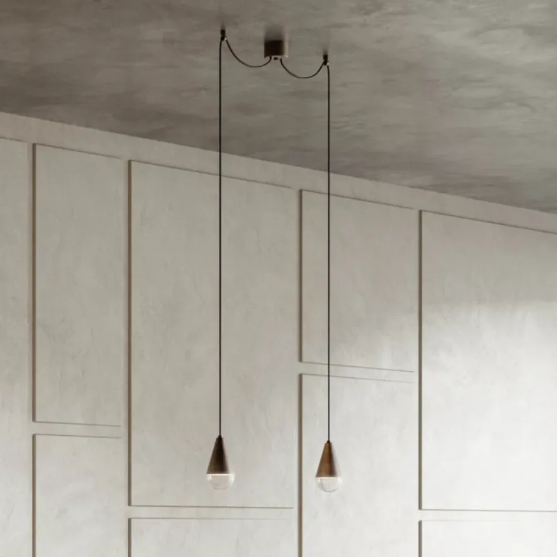Iron Teardrop Pendant Light