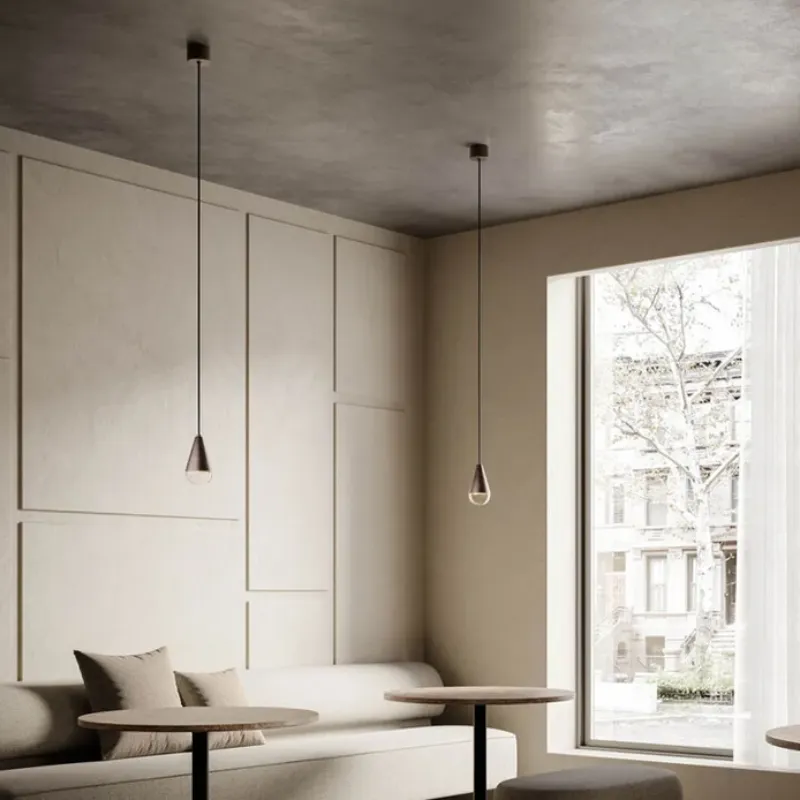 Iron Teardrop Pendant Light
