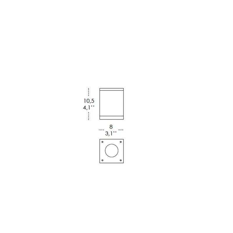 Italian Modern IP54 LED Ceiling Light | Assorted Finishes