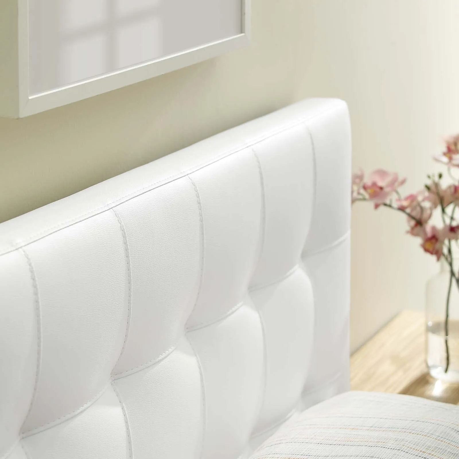 Lily Upholstered Vinyl Headboard by Modway
