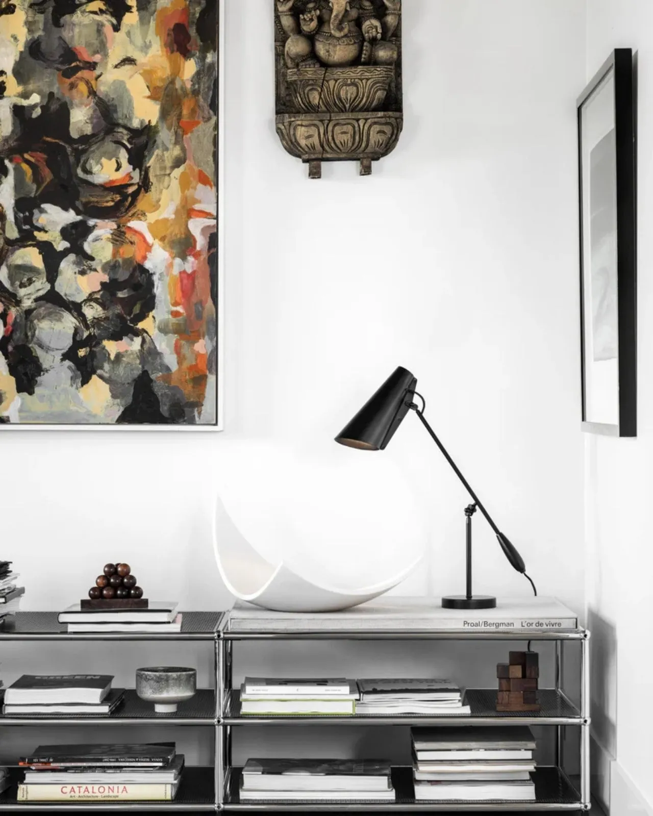Mid Century Adjustable Table Lamp