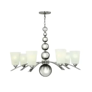 Mid-Century Metal Sphere Chandelier | Assorted Finishes & Sizes