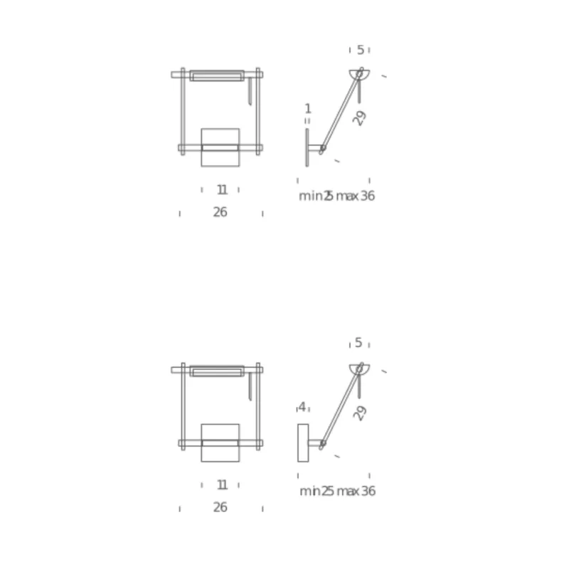Mid-Century Modern Adjustable Wall Washer | Logo