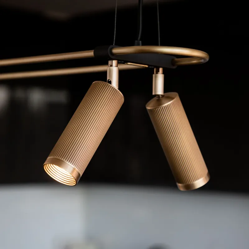 Modern Adjustable 6lt Linear Pendant