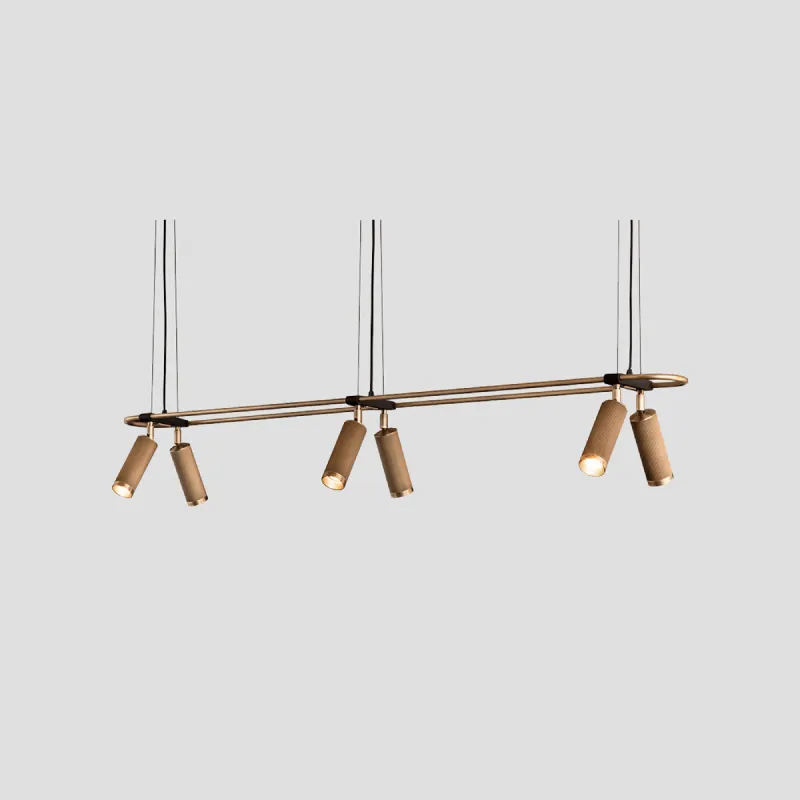 Modern Adjustable 6lt Linear Pendant