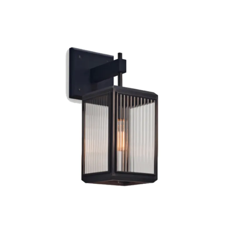 Modern Box Lantern Wall Light
