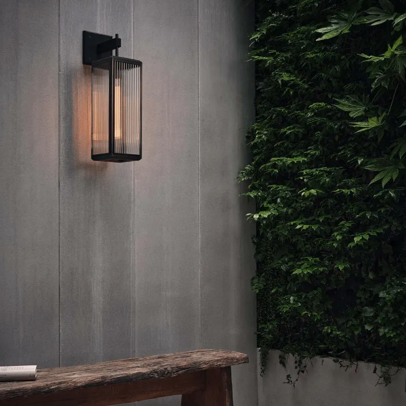 Modern Box Lantern Wall Light