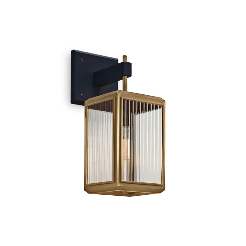 Modern Box Lantern Wall Light