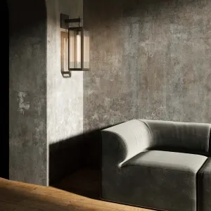 Modern Box Lantern Wall Light