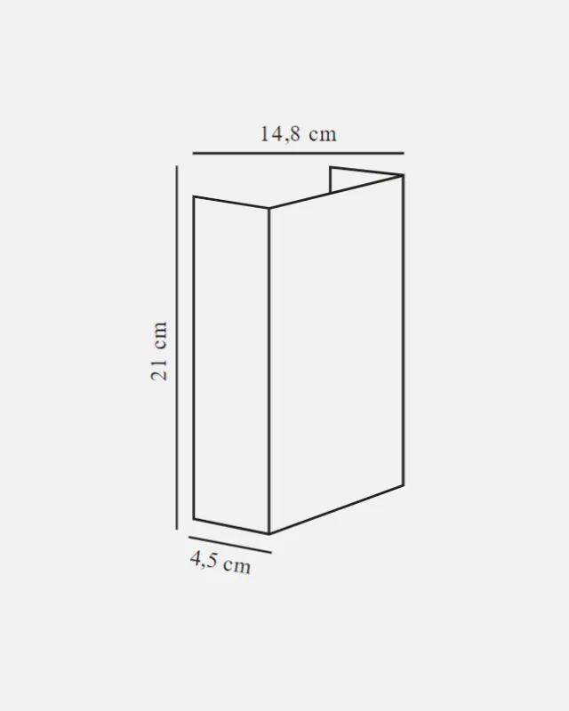 Modern Decorative Up & Down LED Wall Light | Adjustable Facia