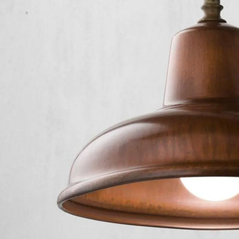 Modern Italian Industrial Three Light Pendant Light