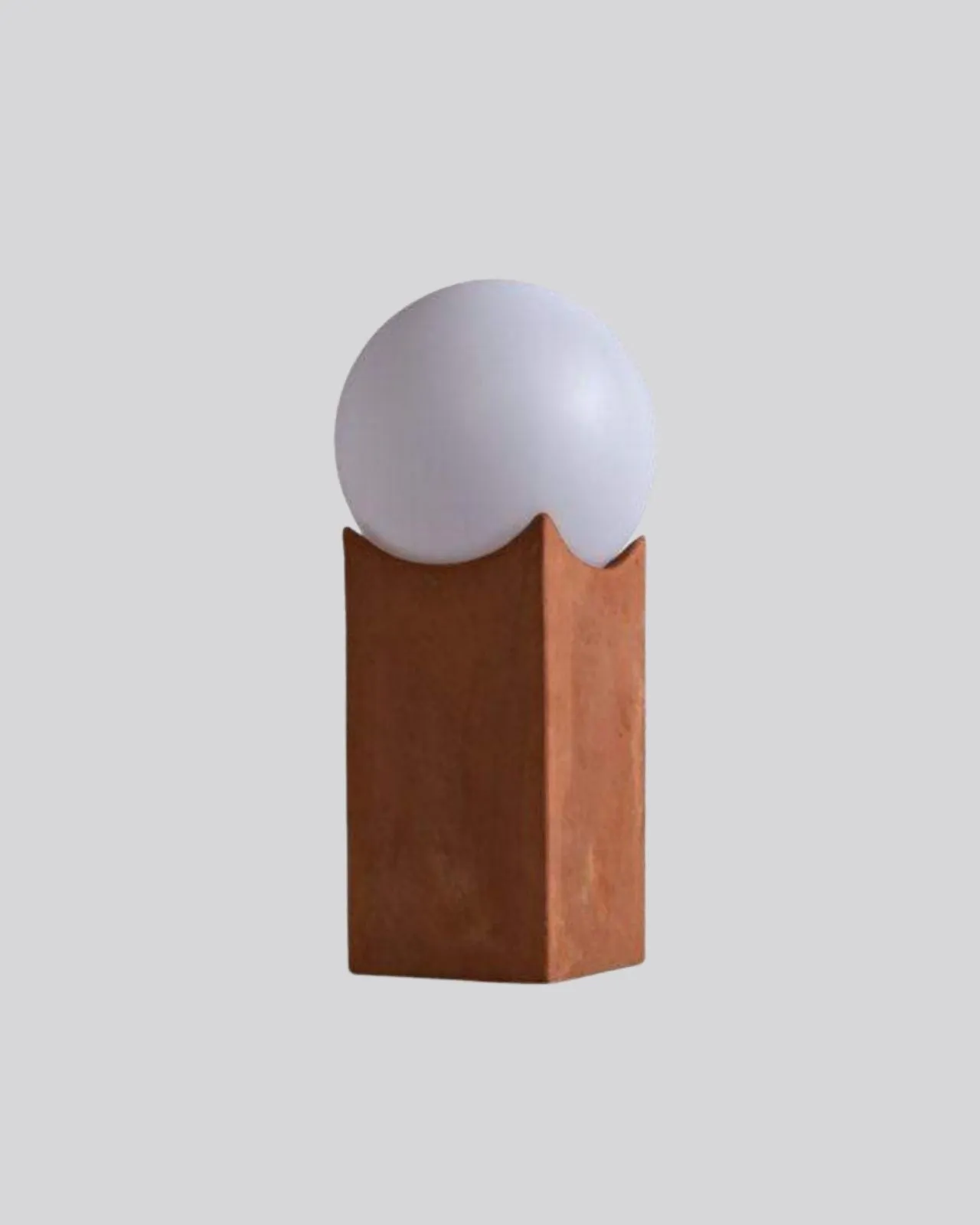 Natural Clay Box Bollard | Assorted Finishes