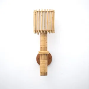 Natural Rattan Wall Light