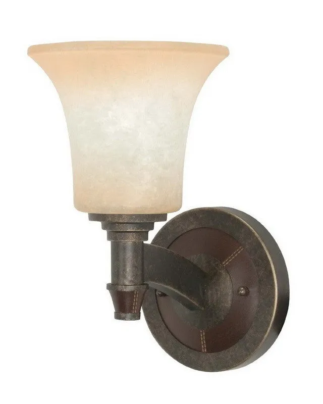 Nuvo Lighting 60-2451 Viceroy Collection One Light Energy Efficient Fluorescent Wall Sconce in Golden Umber Finish