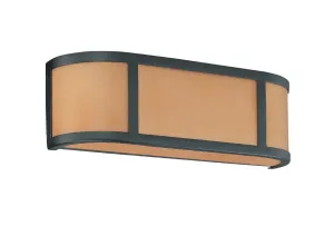 Nuvo Lighting 60-2872 Odeon Collection Two Light Bath Vanity Wall in Aged Bronze Finish