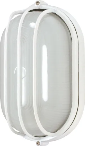 Nuvo Lighting 60-568-LED Signature Collection One Light Exterior Outdoor Wall Fixture in White Finish
