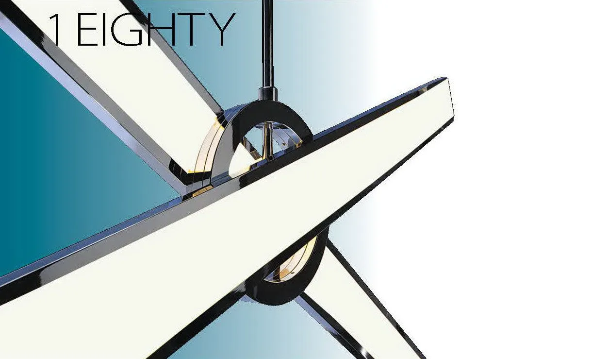 Nuvo Lighting Geocentric 62-281 One Eighty Series Hanging Suspension LED Luminaire in White Finish