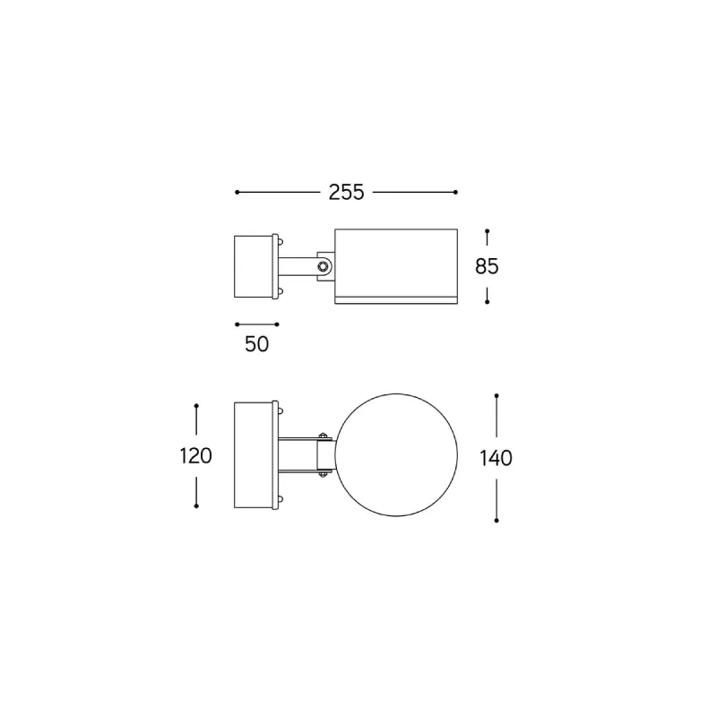 Outdoor Adjustable Aged Brass Wall Light